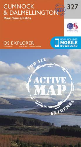 OS Explorer Map Active (327) Cumnock and Dalmellington (OS Explorer Active Map)