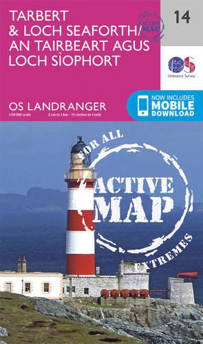 Landranger Active (14) Tarbert & Loch Seaforth (OS Landranger Active Map)