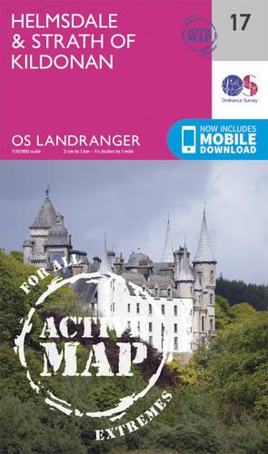 Landranger Active (17) Helmsdale & Strath of Kildonan (OS Landranger Active Map)