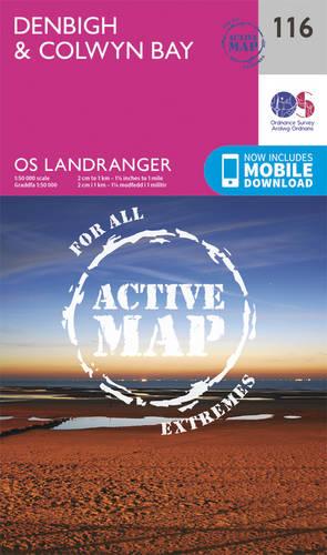Landranger Active (116) Denbigh & Colwyn Bay (OS Landranger Active Map)
