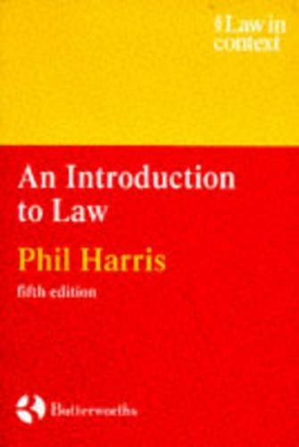 Introduction to Law (Law in Context)