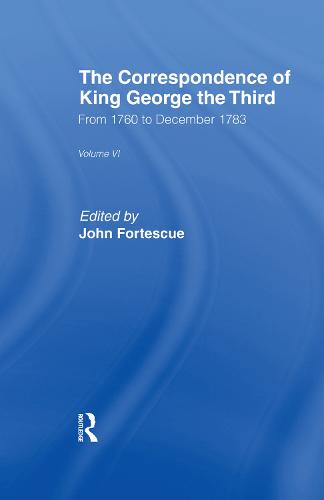 Corr.King George Vl6: From 1760 to December 1783
