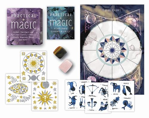 Practical Magic: Includes Rose Quartz and Tiger's Eye Crystals, 3 Sheets of Metallic Tattoos, and More! (Running Press Mini Editions)