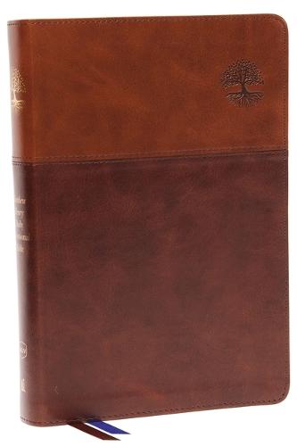 NKJV, Matthew Henry Daily Devotional Bible, Leathersoft, Brown, Red Letter, Comfort Print: 366 Daily Devotions by Matthew Henry