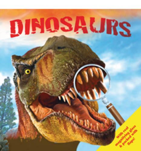 DINOSAURS, discover top facts through the magnifying glass. Kids Gift (Igloo Books Ltd) (Look Closely 2)