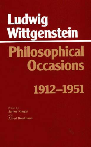 Philosophical Occasions, 1912-51: 1912-1951 (Hackett Classics)