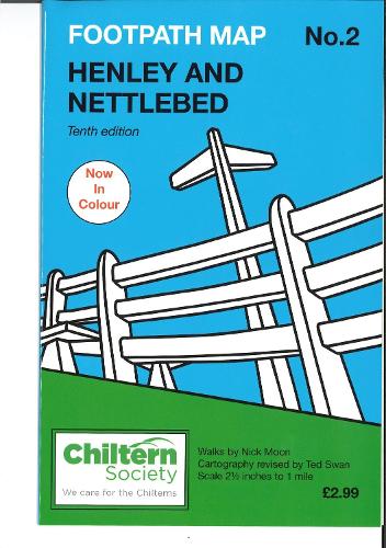 Map 2 Footpath Map 2. Henley and Nettlebed: Tenth Edition - In Colour (Chiltern Society Footpaths)