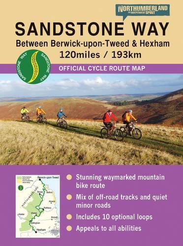 Sandstone Way Cycle Route Map - Northumberland: Between Berwick Upon Tweed and Hexham