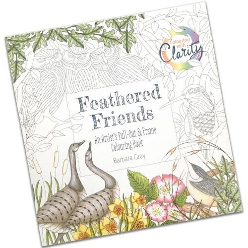 Colouring with Clarity - Feathered Friends: An Artist's Pull-Out & Frame Colouring Book