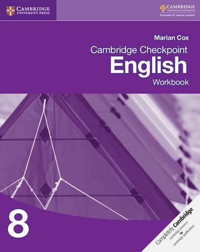 Cambridge Checkpoint English Workbook 8 (Cambridge International Examinations)