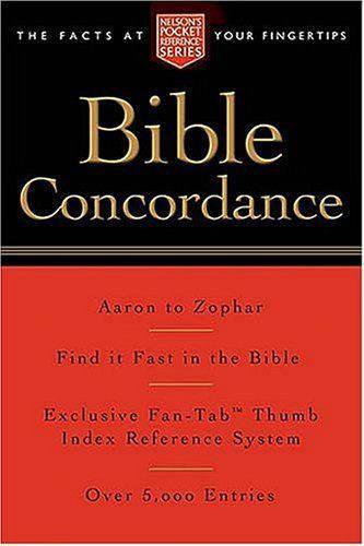 Pocket Bible Concordance - Nelson's Pocket Reference Series