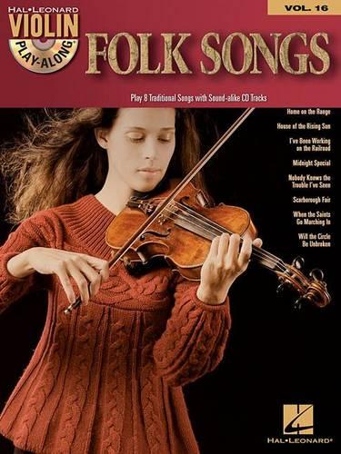 Violin Play Along Volume 16 Folk Songs Vln Bk/Cd