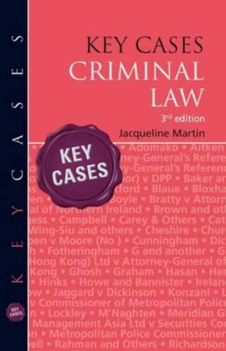 Key Cases: Criminal Law