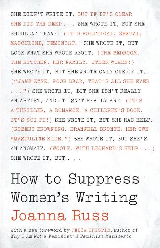 How to Suppress Women's Writing (Louann Atkins Temple Women & Culture)