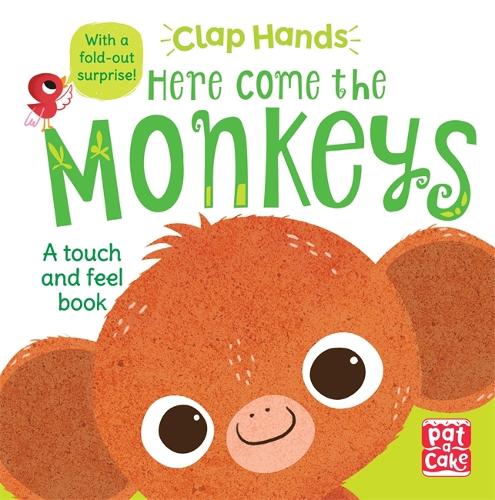 Here Come the Monkeys: A touch-and-feel board book with a fold-out surprise (Clap Hands)