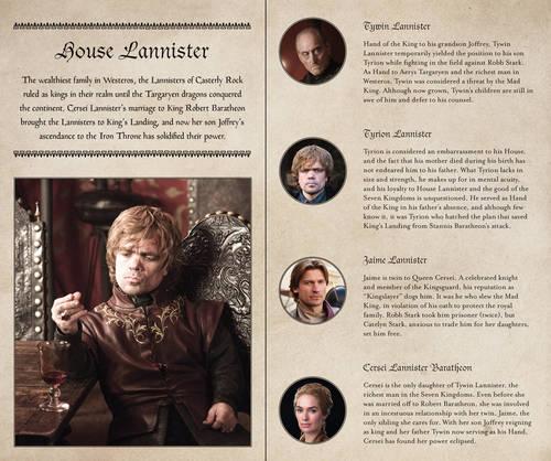Game of Thrones Ruled Journal: House of Lannister