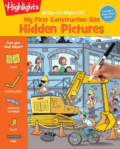Write-On Wipe-Off My First Construction Site (Write-On Wipe-Off My First Activity Books): Hidden Pictures