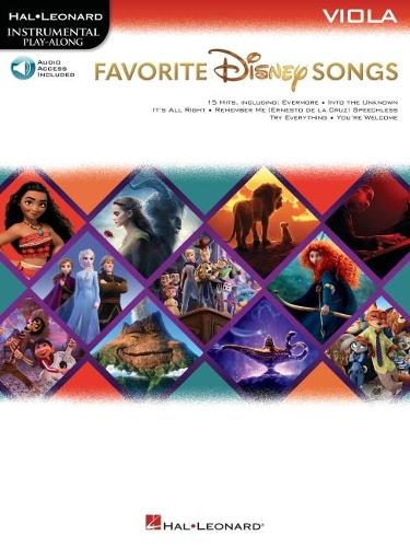 Favorite Disney Songs. Instrumental Play-along for Viola. Book and Audio-Online (Hal Leonard Instrumental Play-along)