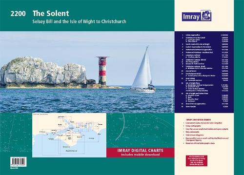 2200 The Solent Chart Pack: Selsey Bill and the Isle of Wight to Christchurch (20000 Series)