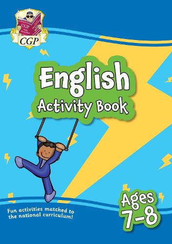 New English Home Learning Activity Book for Ages 7-8 (CGP Primary Fun Home Learning Activity Books)