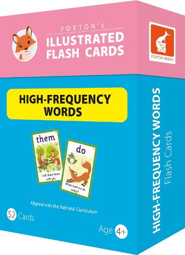 Illustrated High-Frequency Words Flash Cards for ages 4+ with 100 colourful illustrations - Perfect for Reception, Year 1 and Year 2