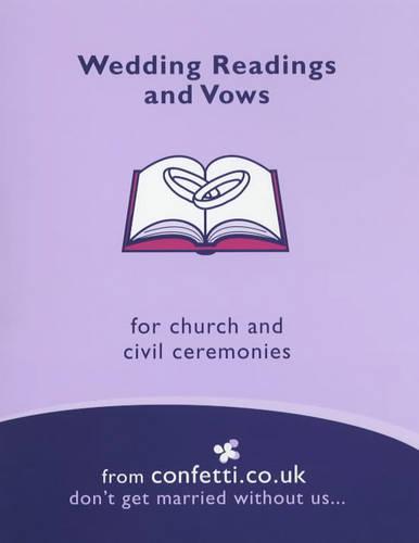Wedding Readings and Vows (Confetti)