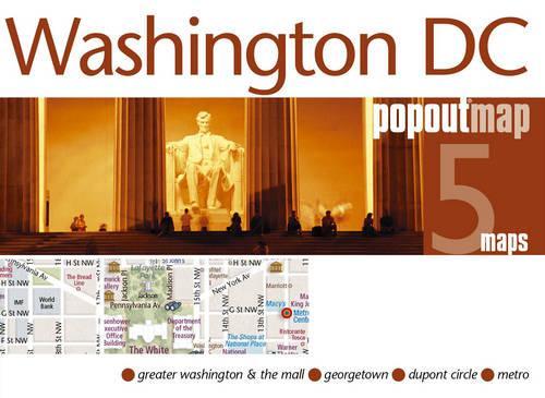 Washington DC Popout Map (Footprint Popout Map)