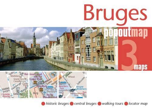 Bruges PopOut Map - pocket size, pop-up street map of Bruges (PopOut Maps)