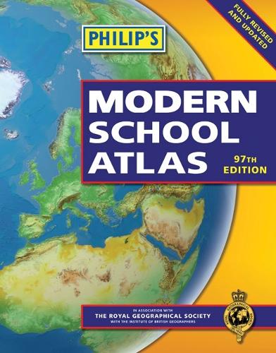 Philip's Modern School Atlas: 97th Edition (Hardback)