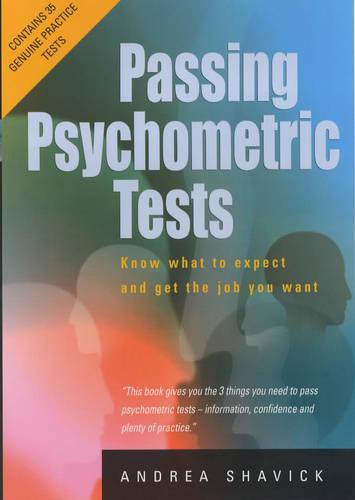 Passing Psychometric Tests: Know What to Expect and Get the Job You Want