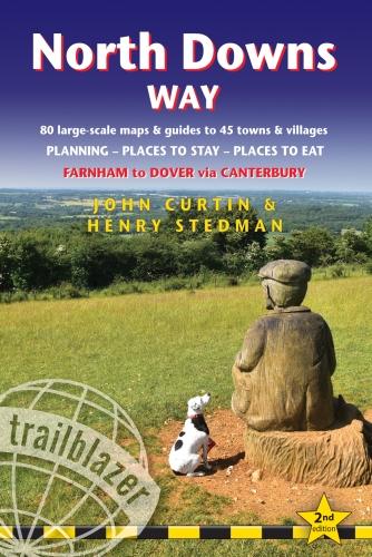 North Downs Way (Trailblazer British Walking Guides): 80 Large-Scale Walking Maps & Guides to 45 Towns & Villages - Planning, Places to Stay, Places ... (Trailblazer British Walking Guides)