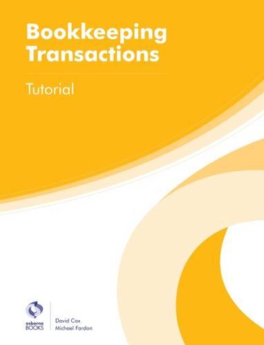 Bookkeeping Transactions Tutorial (AAT Foundation Certificate in Accounting)