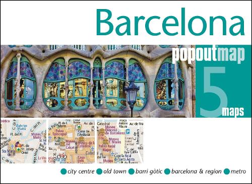 Barcelona PopOut Map (PopOut Maps)