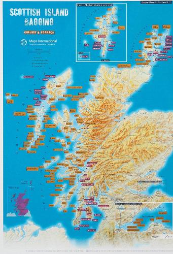 Scottish Island Bagging - Collect & Scratch Map (Collect & Scratch Maps) (Collect & Scratch Prints)