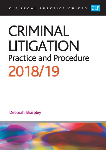 Criminal Litigation: 2018/2019