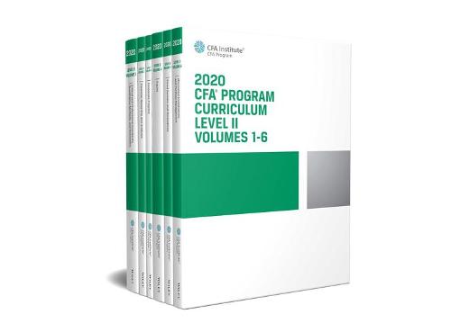 CFA Program Curriculum 2020 Level II Volumes 1–6 Box Set (CFA Curriculum 2020)